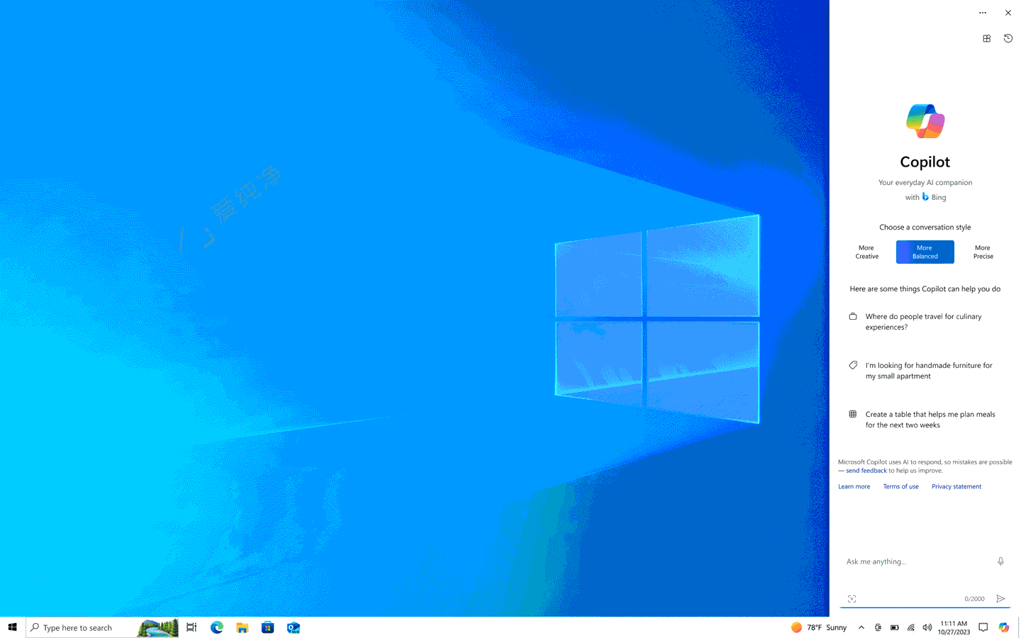 Win10A[汾l(f)19045.3757 Copilot AI 